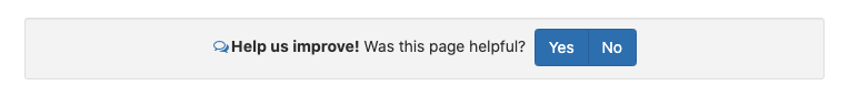 helpful page poll screenshot